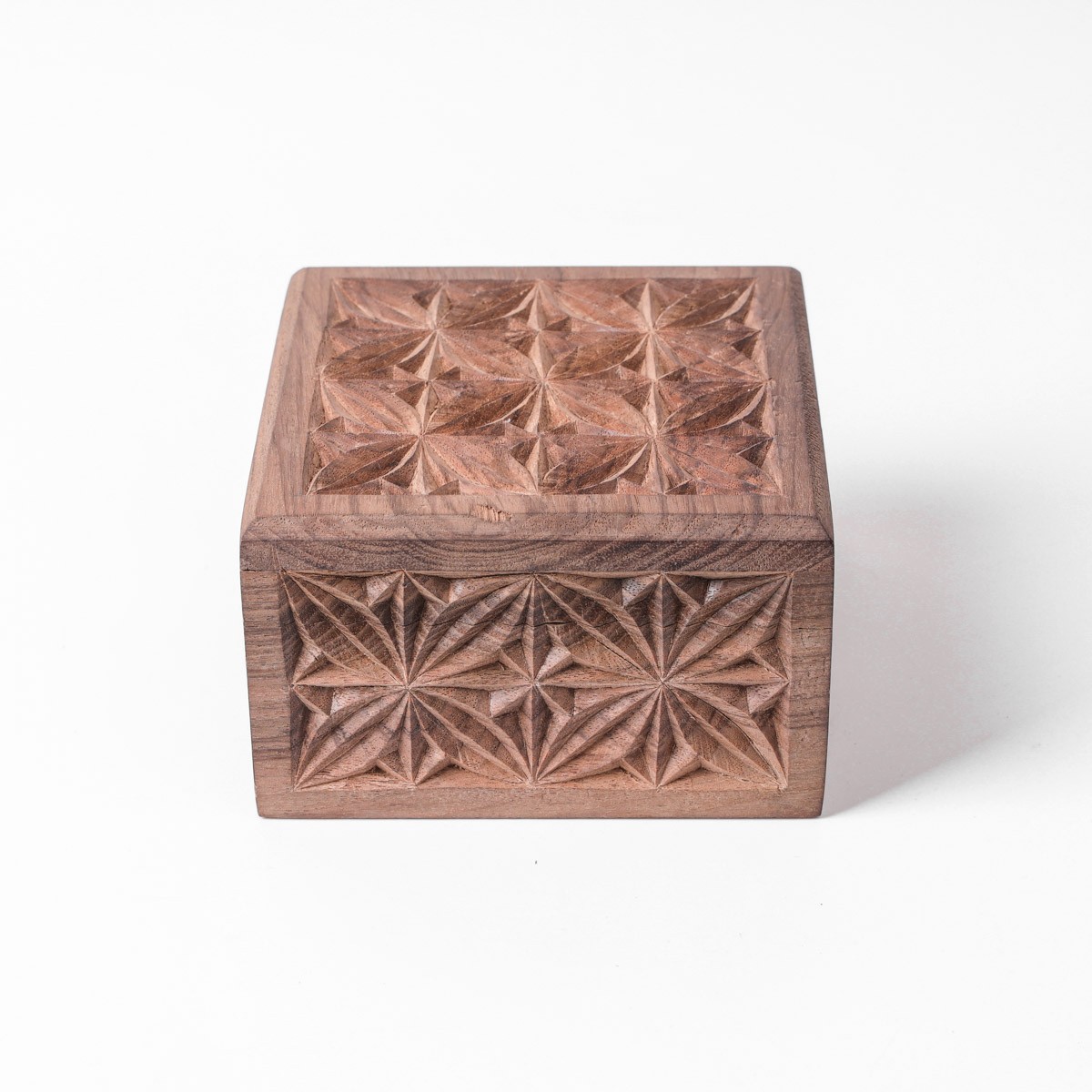 Jewelry Box With Fine Carvings | walnut Wood Jewelry Box 7