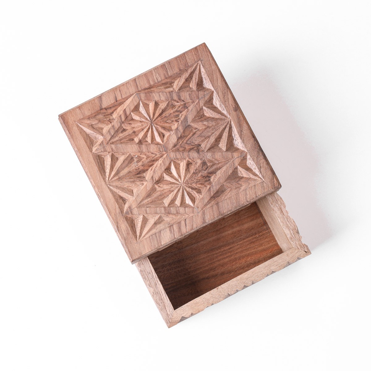 Aseel Jewelry Box With Fine Carvings | Afghani Jewelry Box 3