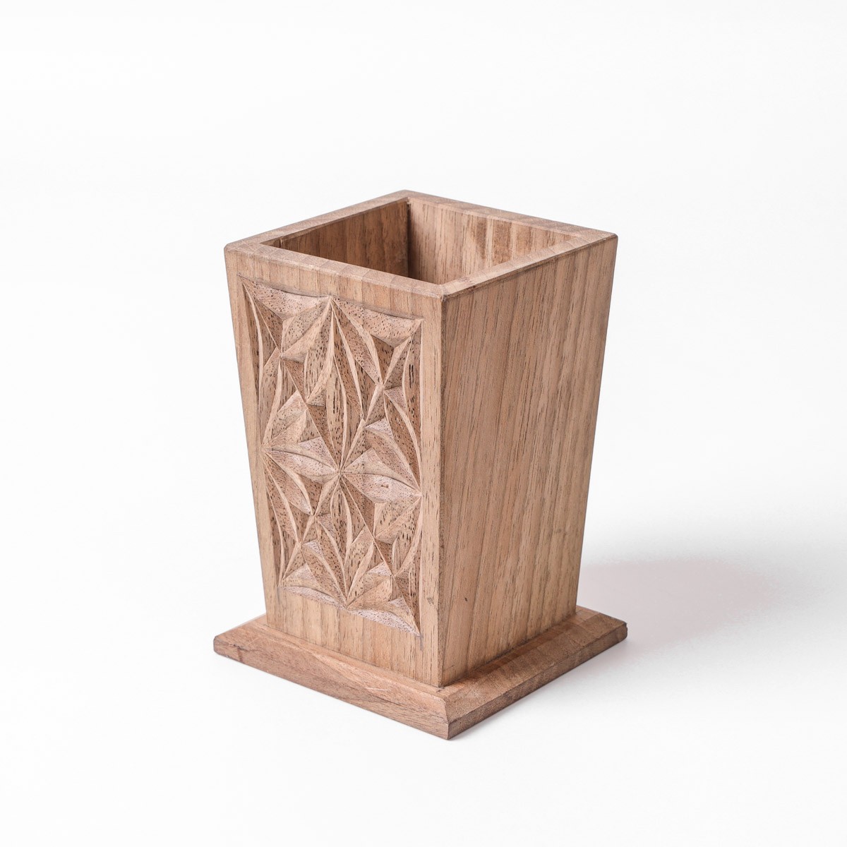 Wooden Pen Holder |walnut wood|Handcrafted Pen Stand  13