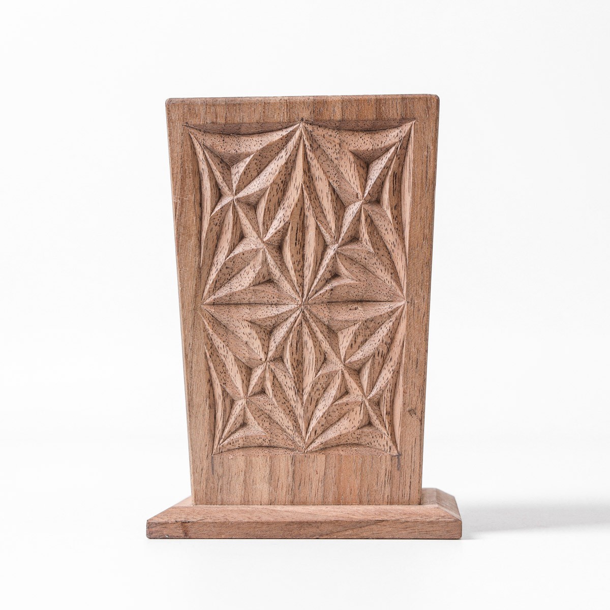 Wooden Pen Holder |walnut wood|Handcrafted Pen Stand 2