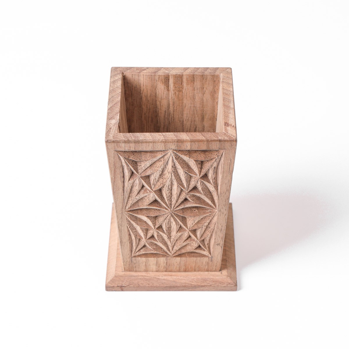 Wooden Pen Holder |walnut wood|Handcrafted Pen Stand  17