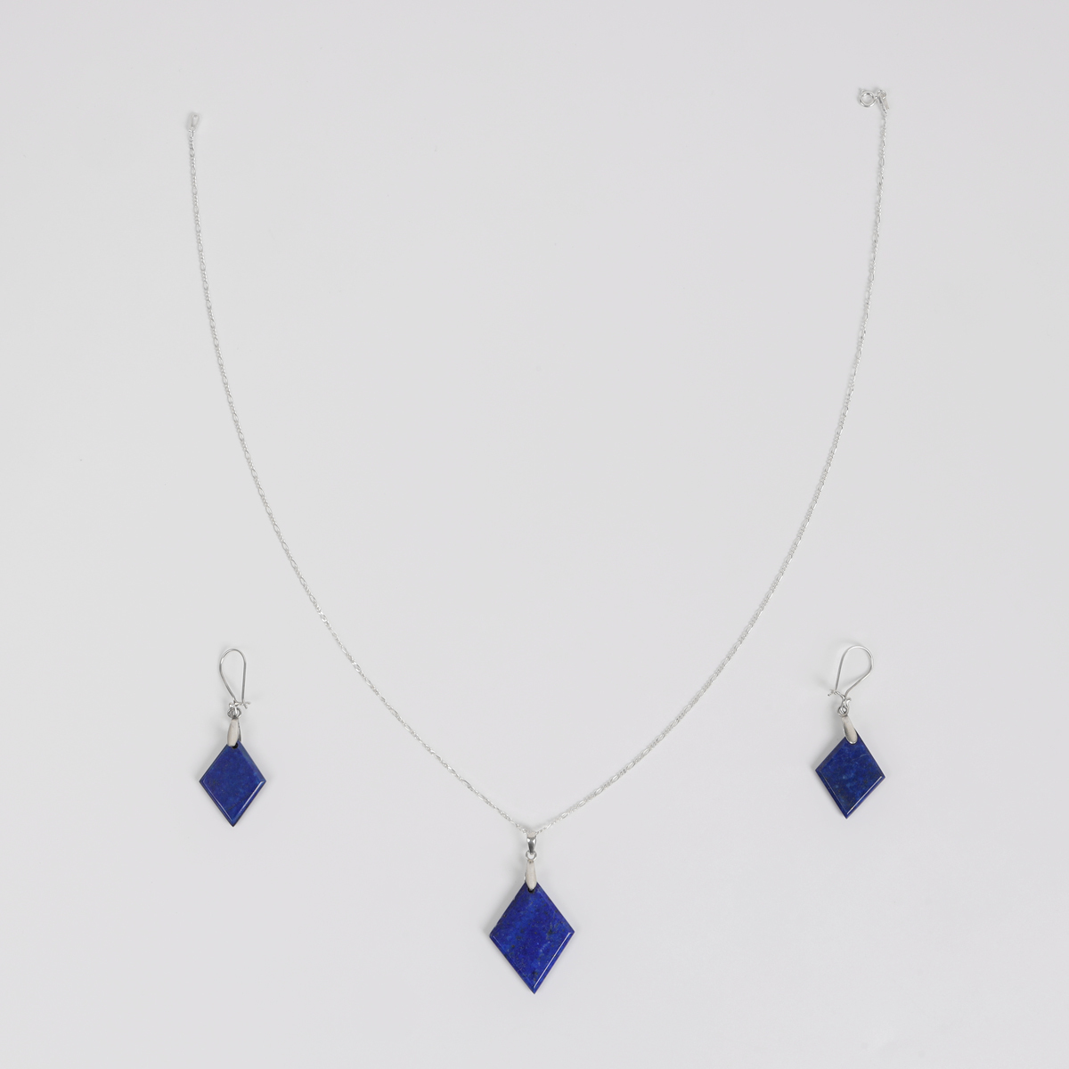 Jewelry set Lapis lazuli Handmade Beroj 1