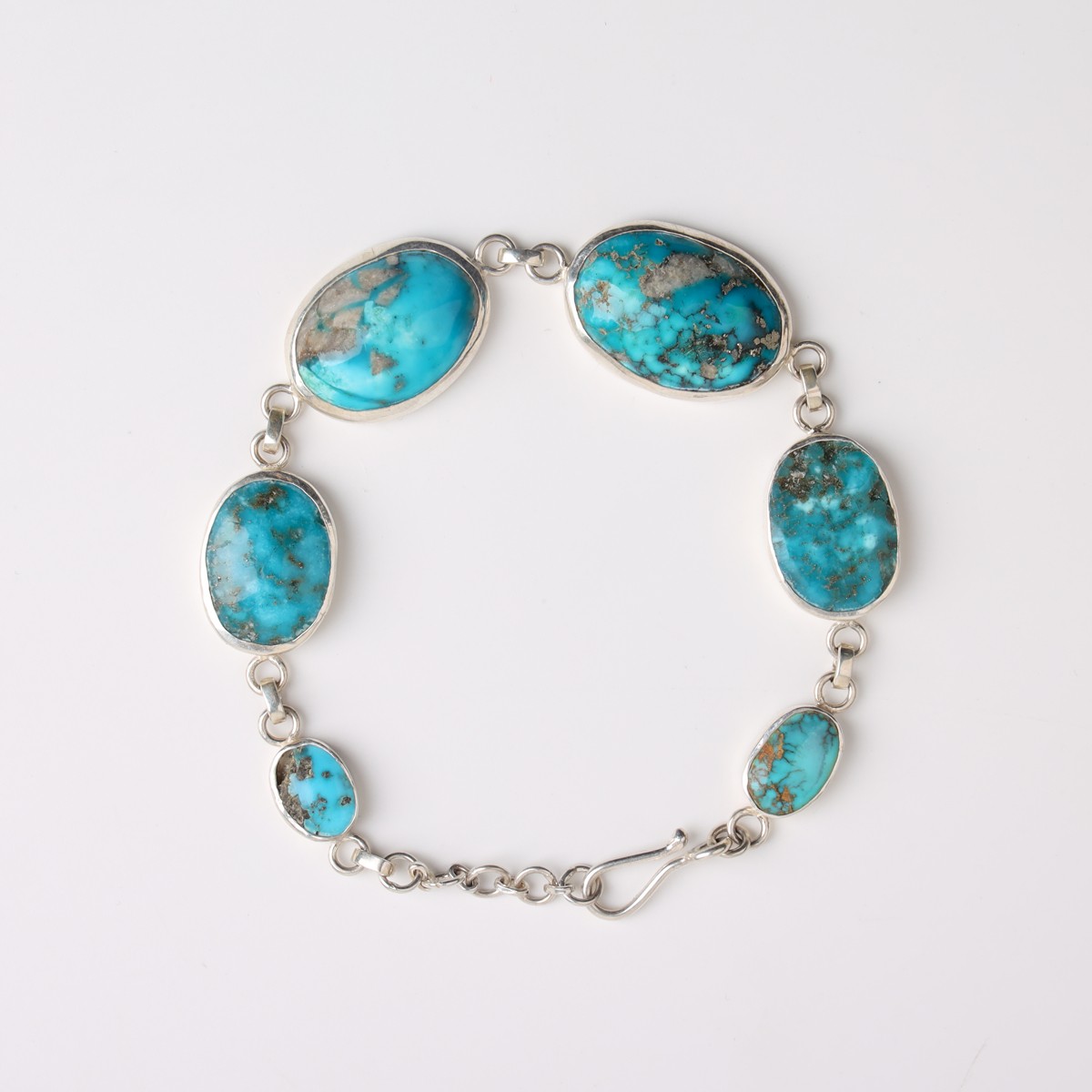 Turquoise Stone Bracelet - Elegant Handmade Jewelry 2