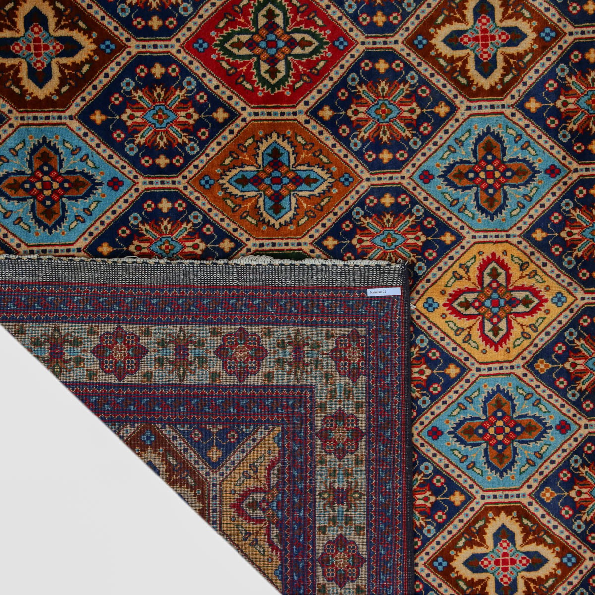 Kashigul Carpet 11'8" x 7'9" (ft) handcrafted Afghan Wool Carpet 1