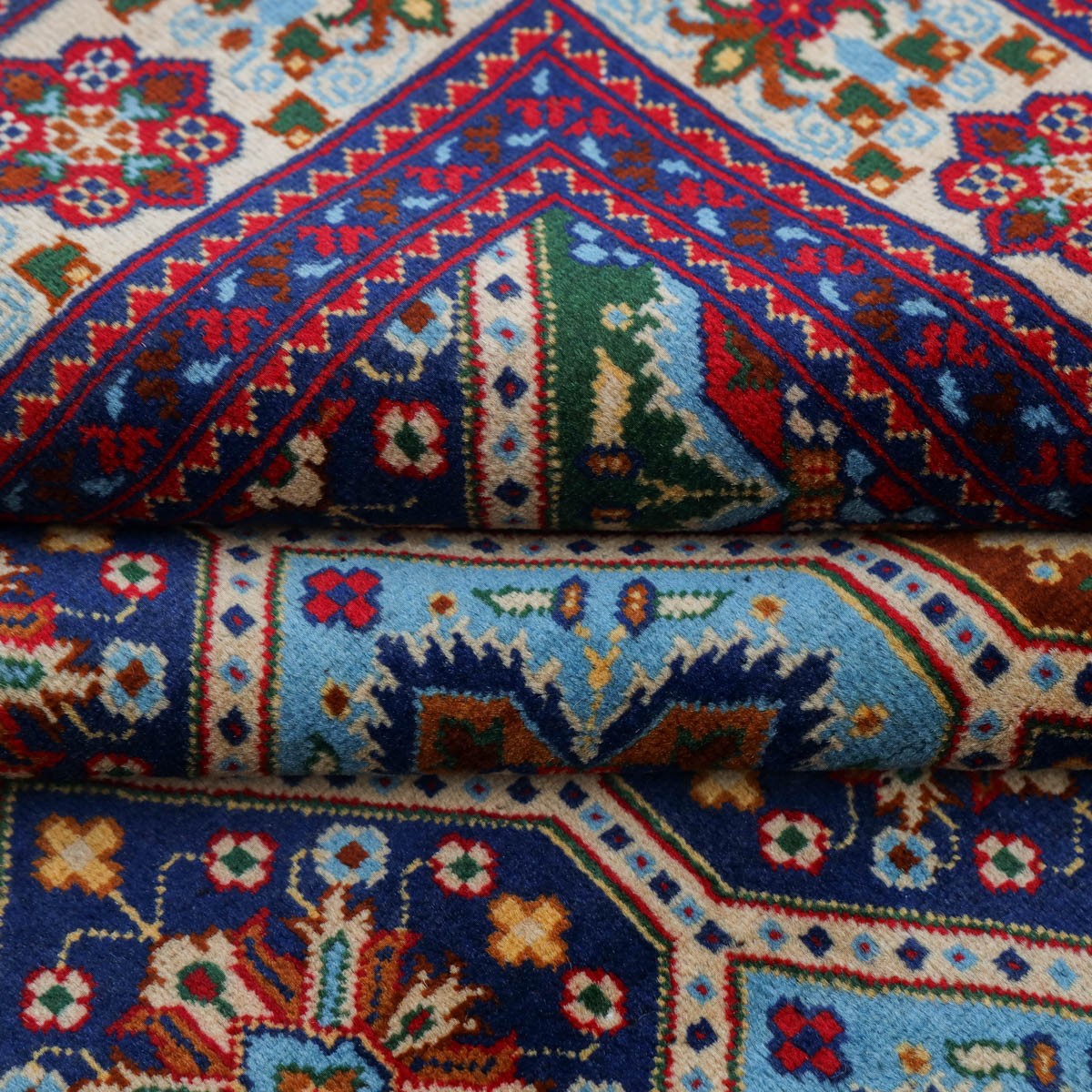 Kashigul Carpet 11'8" x 7'9" (ft) handcrafted Afghan Wool Carpet 3