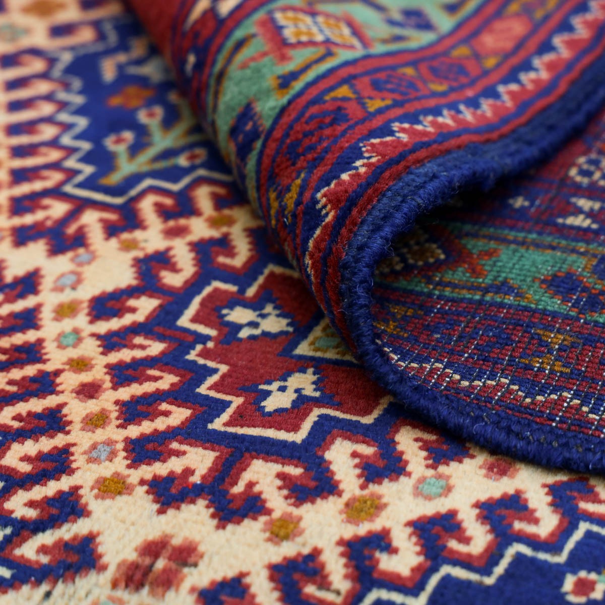 Samarqandi Carpet 11'8" x 7'9" (ft) uzbek carpets ideas 5