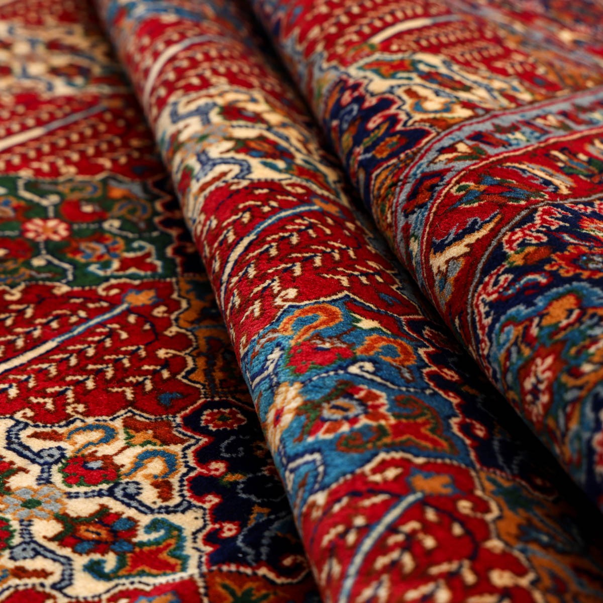 Acqcha Carpet 11'8" x 7'9" (ft) Kunduzi Carpet, Afghani wool carpet 4