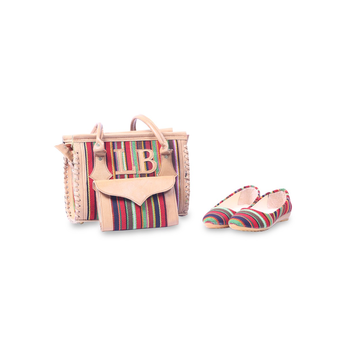 Leather Matching Set | Shoulder Bag, Purse & Shoes 1