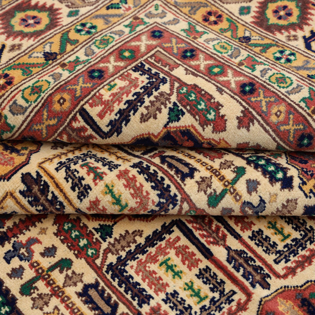 Gandam Carpet 13'8" x 9'8" (ft) Aseel, Afghani carpet 3