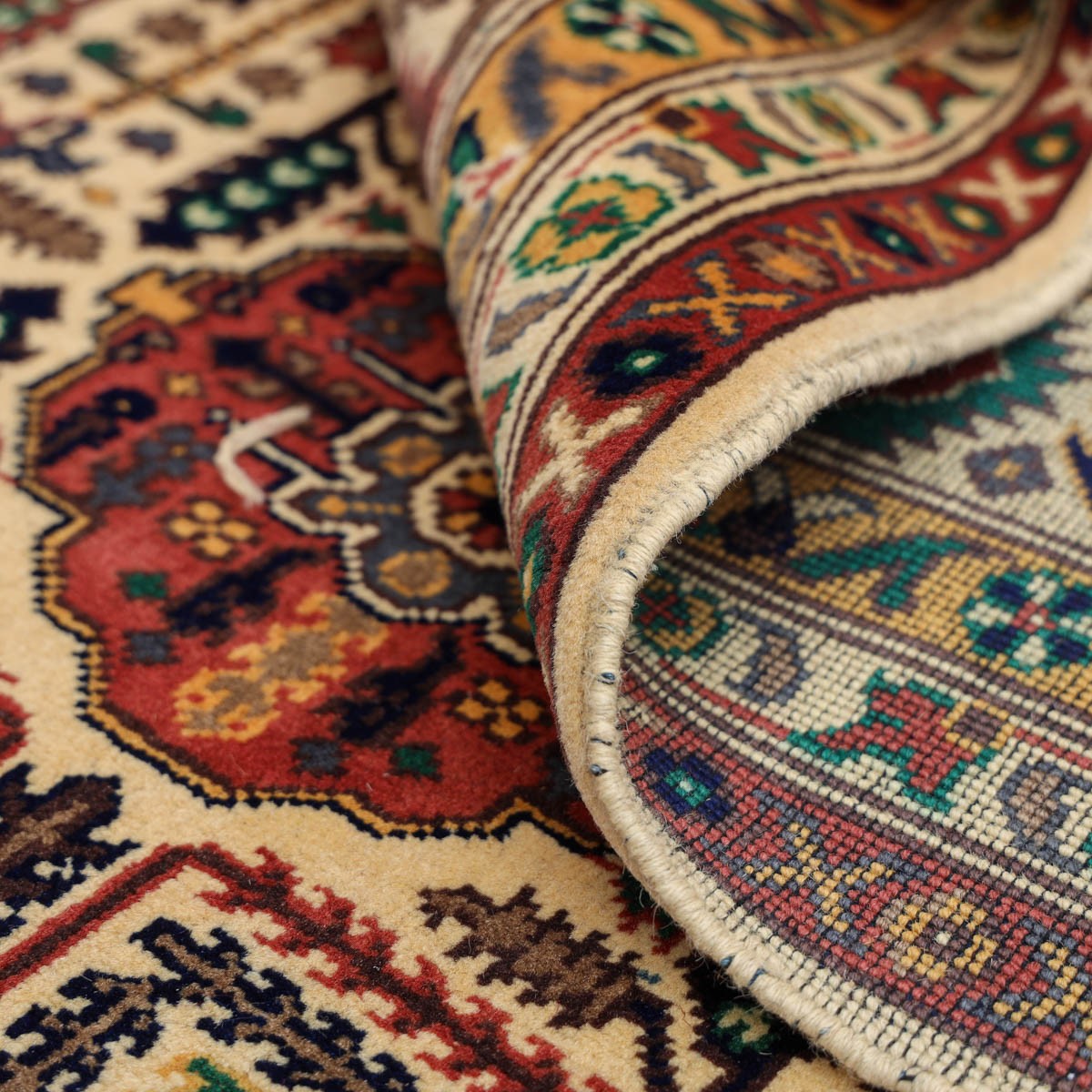 Gandam Carpet 13'8" x 9'8" (ft) Aseel, Afghani carpet 5