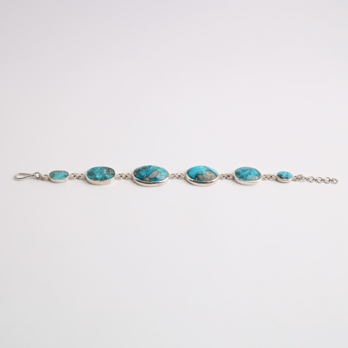 Turquoise Stone Bracelet - Elegant Handmade Jewelry 1