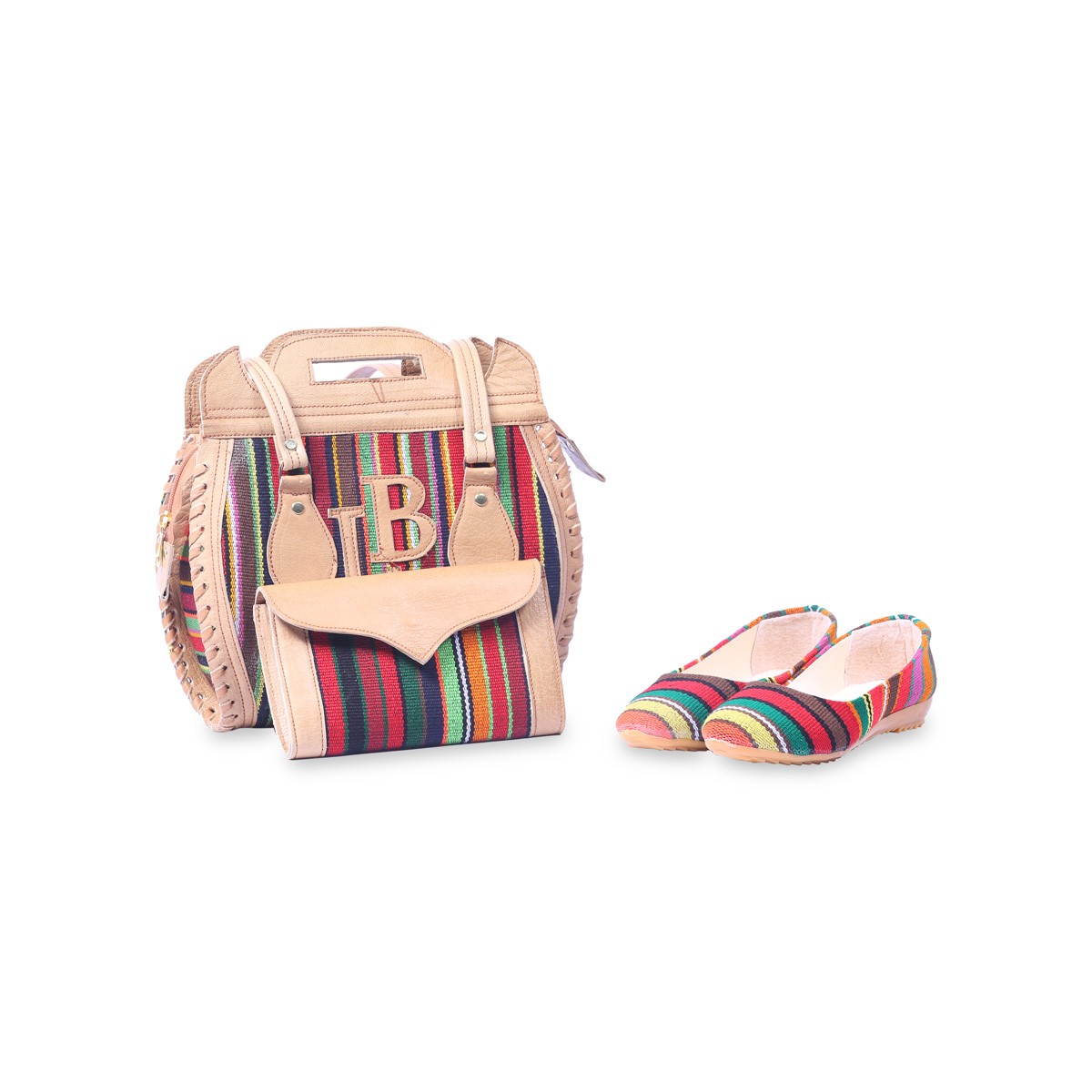 Leather Complete Matching Set | Shoulder Bag, Handbag, Shoes 1