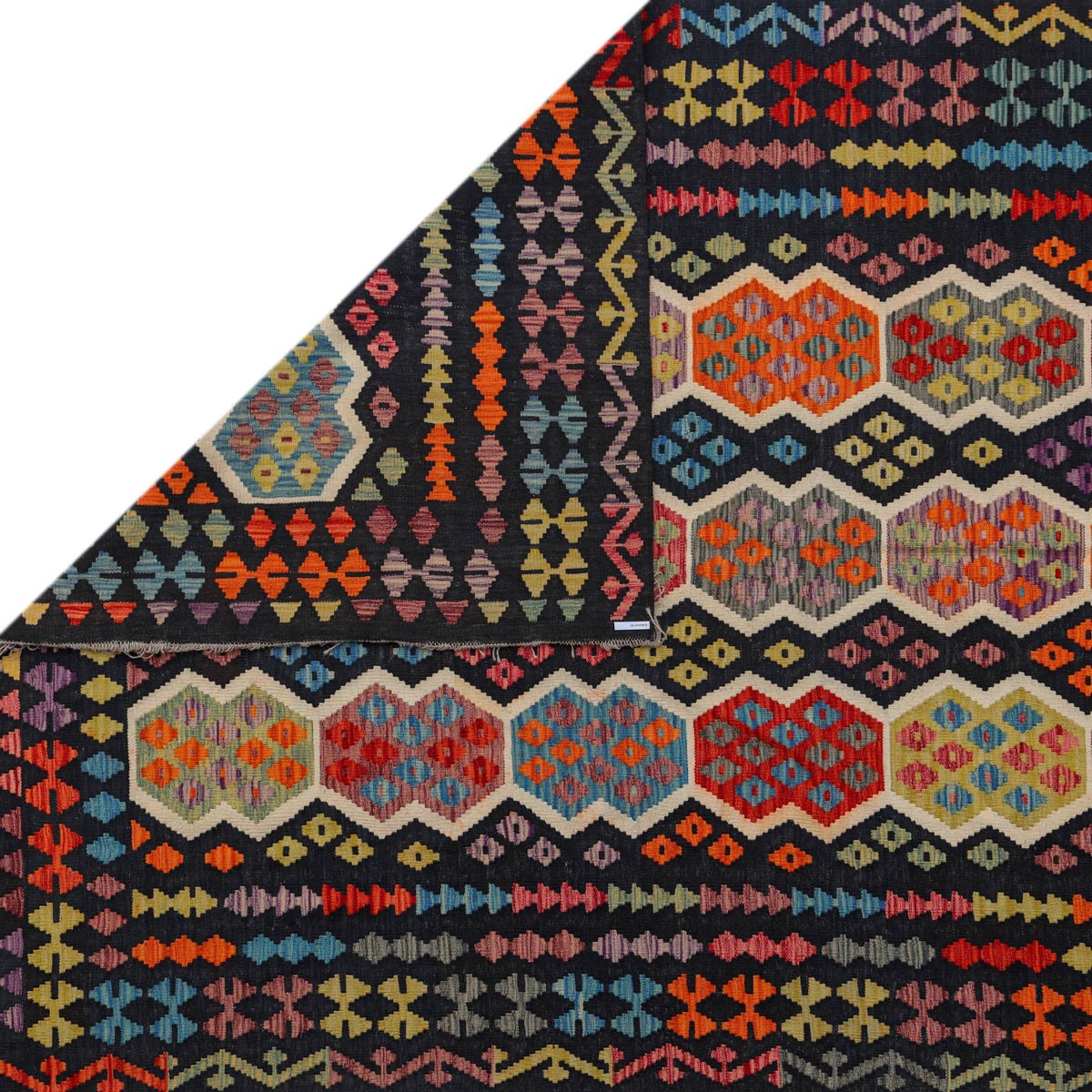 Handmade rug, Kilim 11'8 x 7'9(ft) rugs Kunduz 2