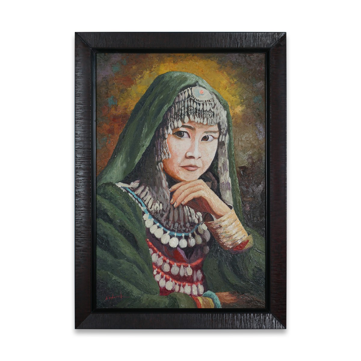 Hazara Bride Portrait Art Work | Wall-Hanging Painting 1