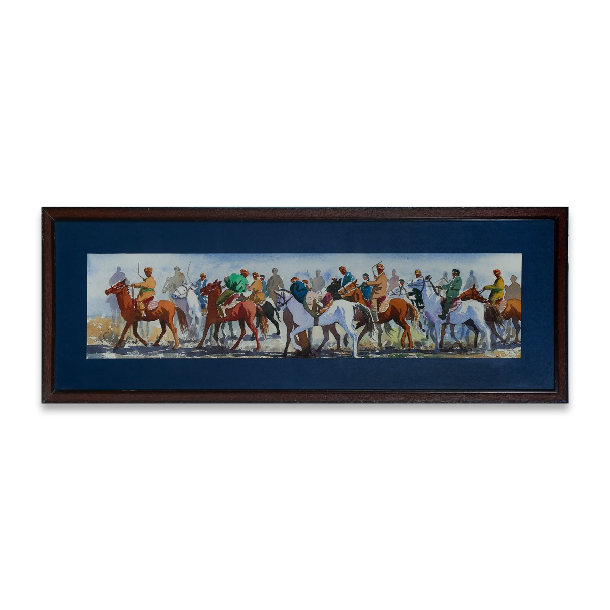 Village Horse Ridders Art work | Portrait Wall-Hanging Painting 1