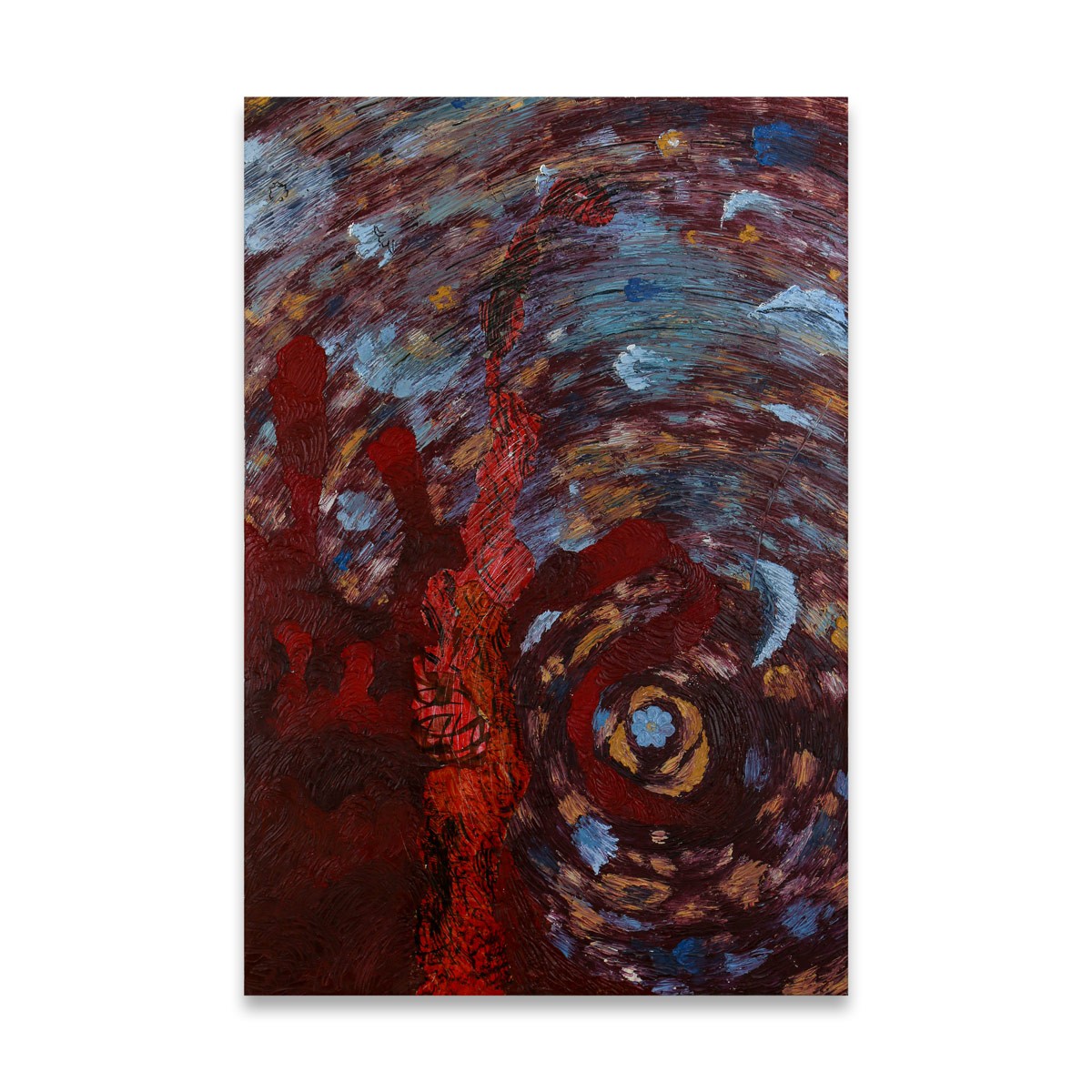 Zendagi Wall Artwork | Splatter Paint Artwork 1