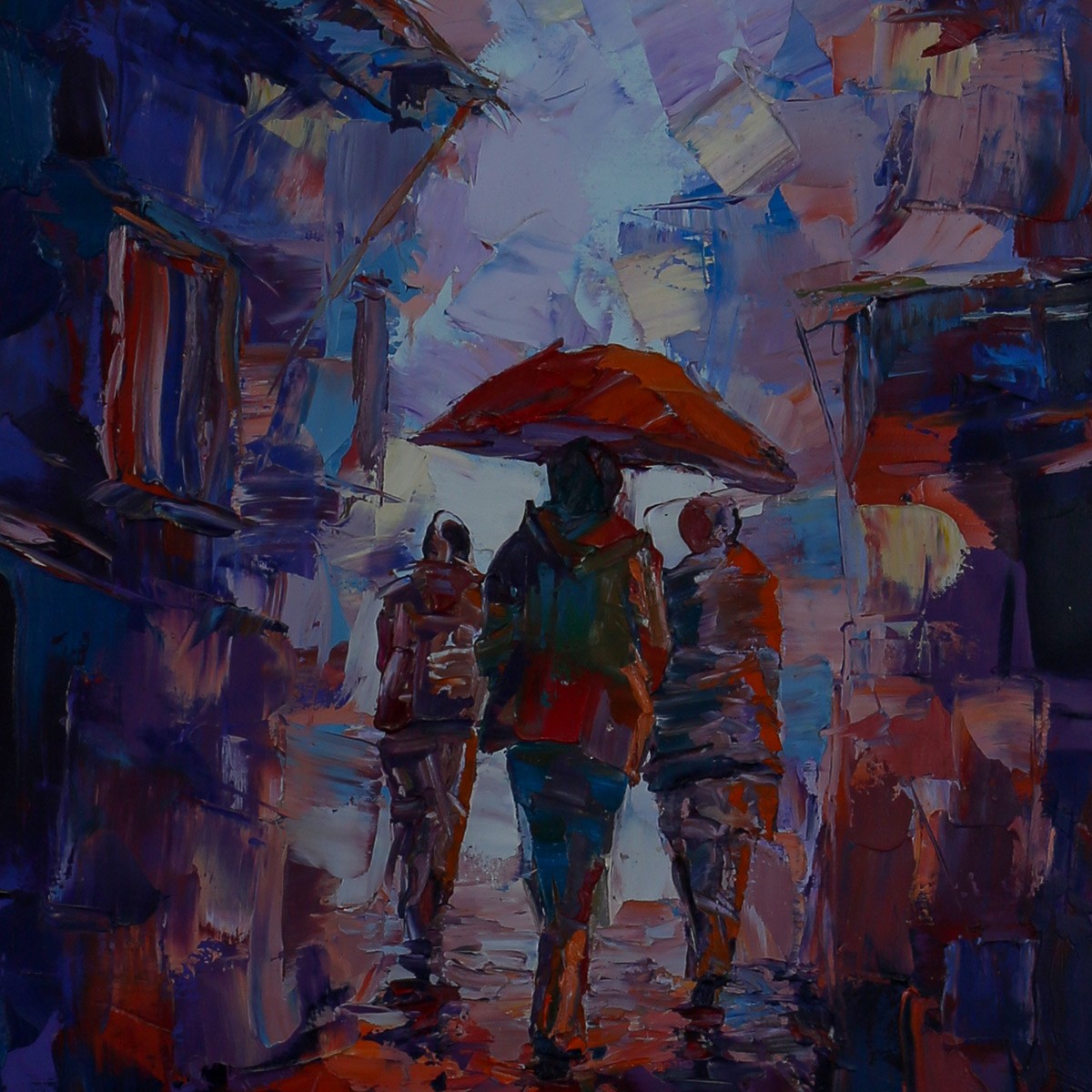 Kabul Old Bazar Landscape Painting | Wall Artwork 2
