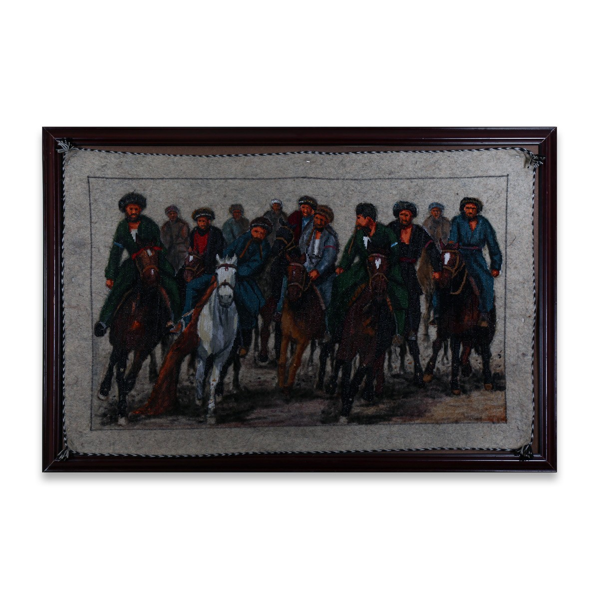 Buzkashi Game Artwork | Afghan National Game Painting 1