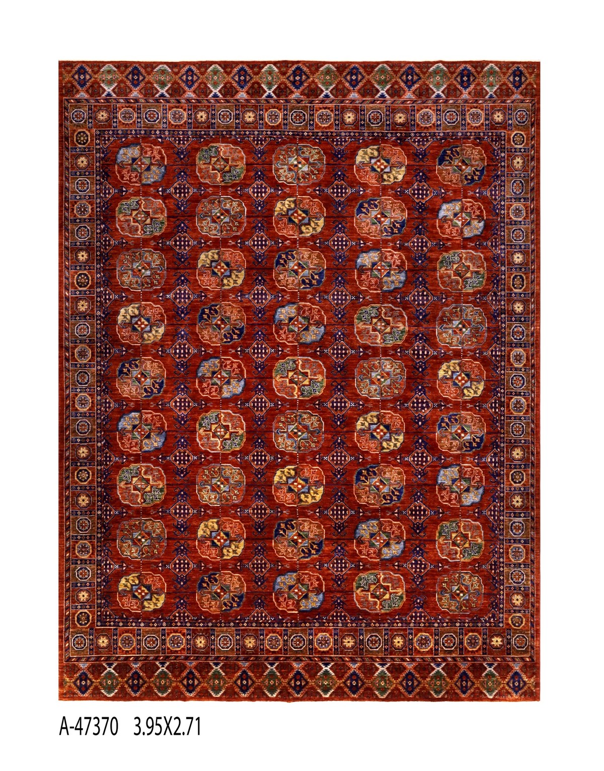 Handmade, Ancient Arsari Elephant Feet Afghan Knot Carpet, Original Handwoven,Natural. 1