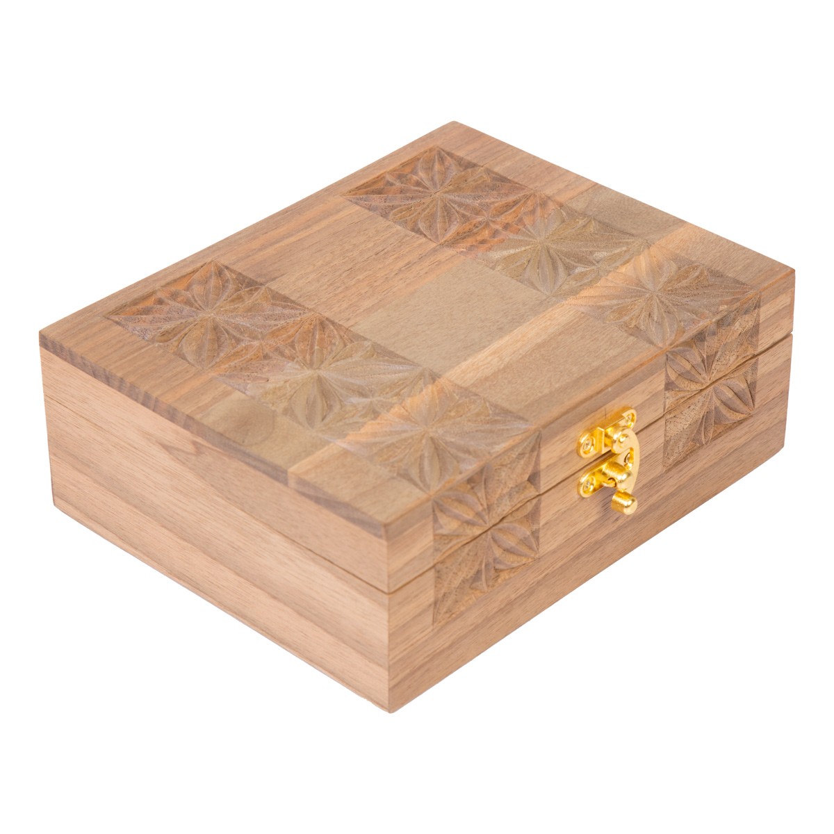 Walnut Wood Jewelry Box | Handcrafted Wooden Keepsake Box 5
