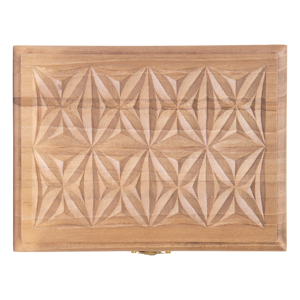 Walnut Wood Jewel Box | Rectangle Engraved Jewelry Box 2