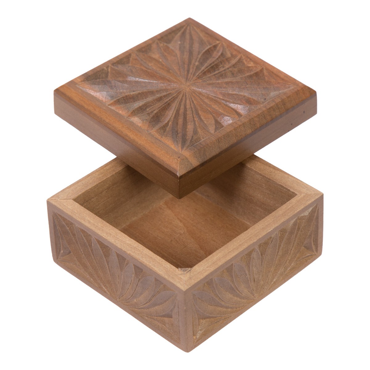 Nurtistani Walnut Miniature Gift Box| Square Gift Box 3