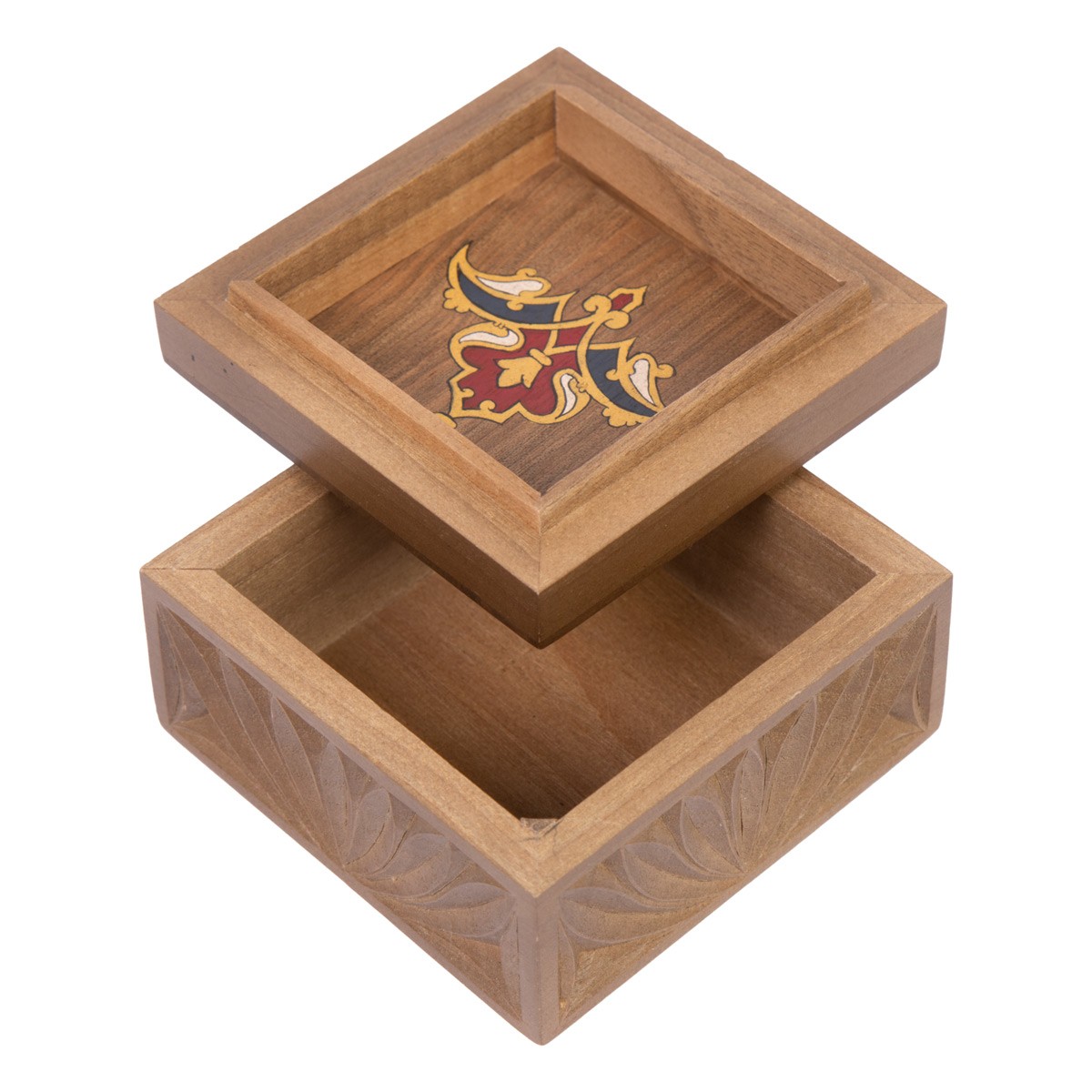 Nurtistani Walnut Miniature Gift Box| Square Gift Box 4