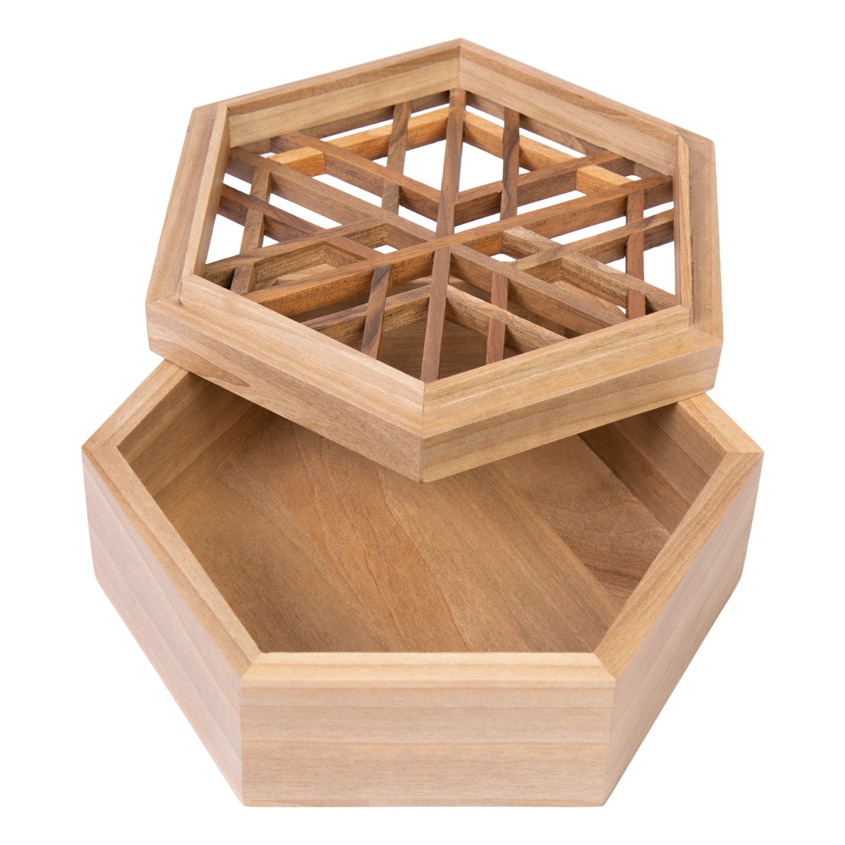 Walnut Wooden Gift box | Hexagonal Kabuli Jewel Box 1
