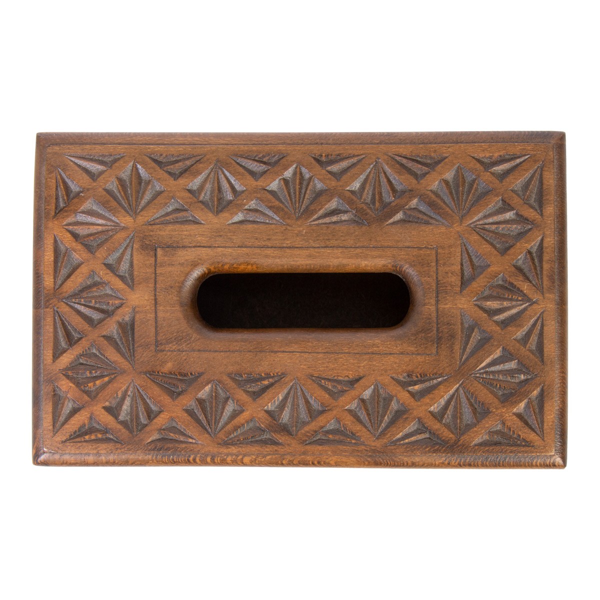 Walnut Handmade Tissue box | Rectangle Engraved Tissue Box 2
