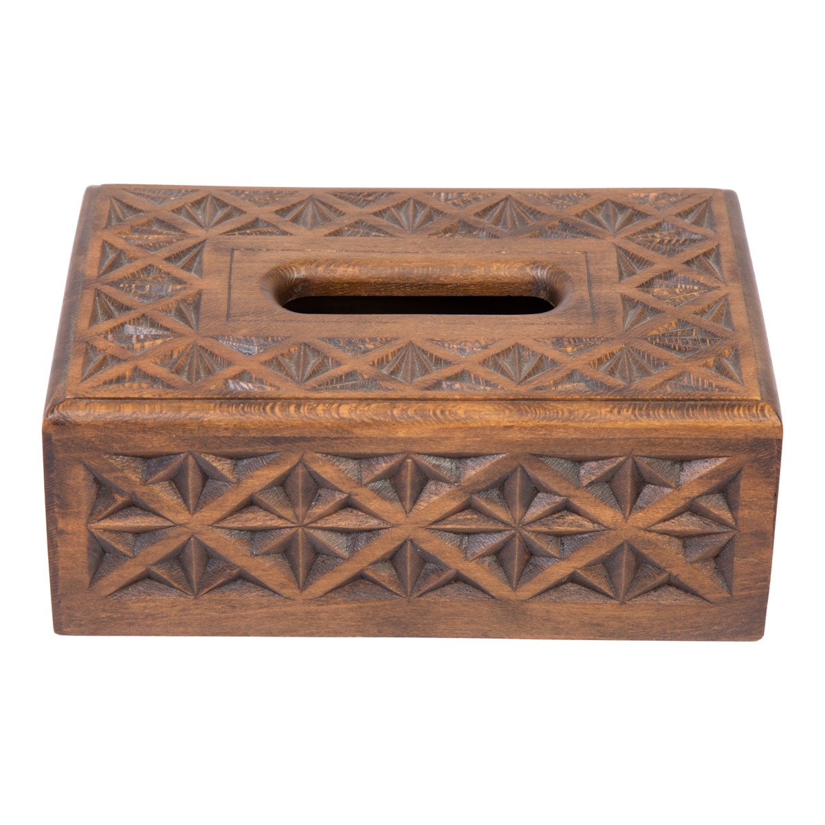 Walnut Handmade Tissue box | Rectangle Engraved Tissue Box 4