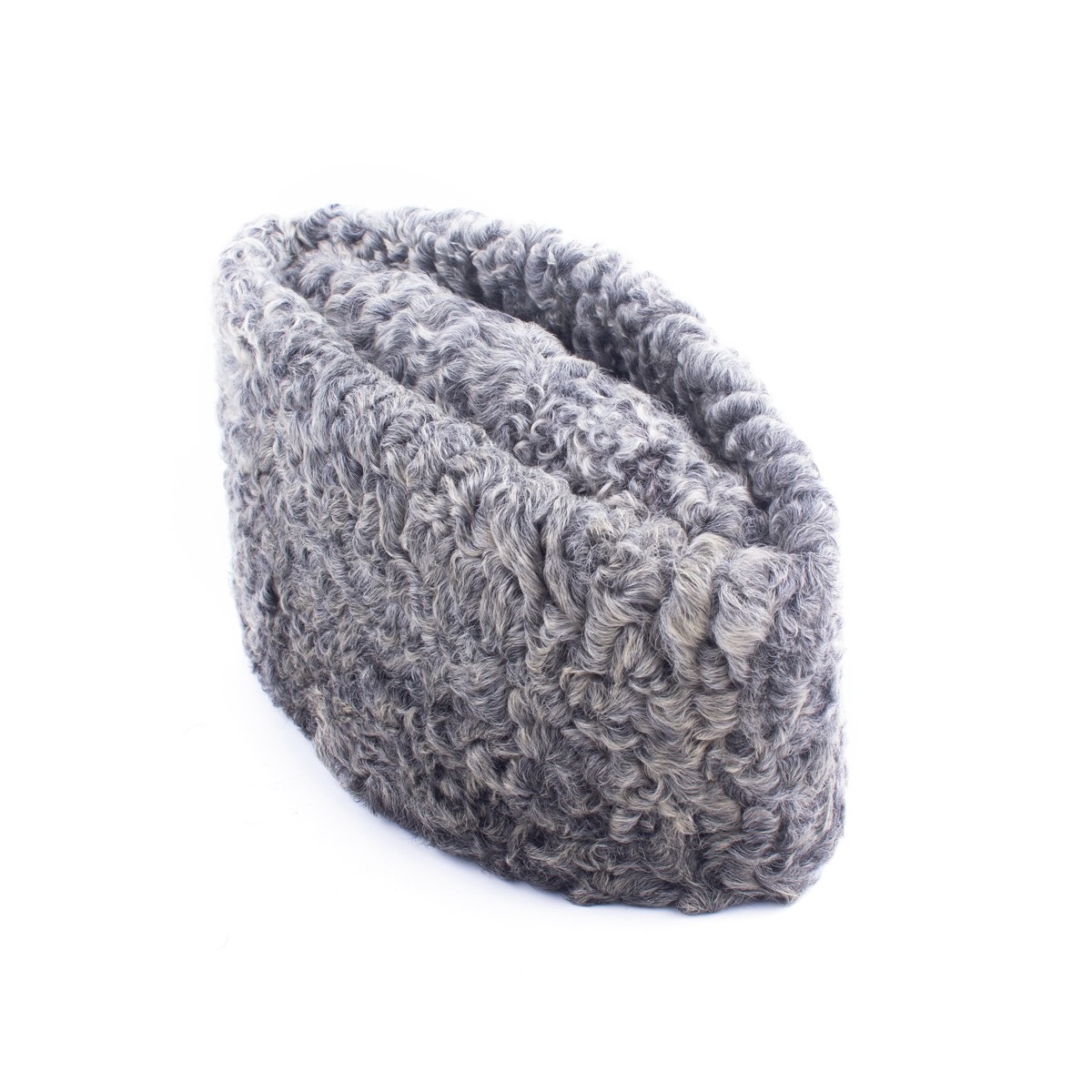Gray Nuristani Karaku Pakol | Handmade Woolen Winter hat 1