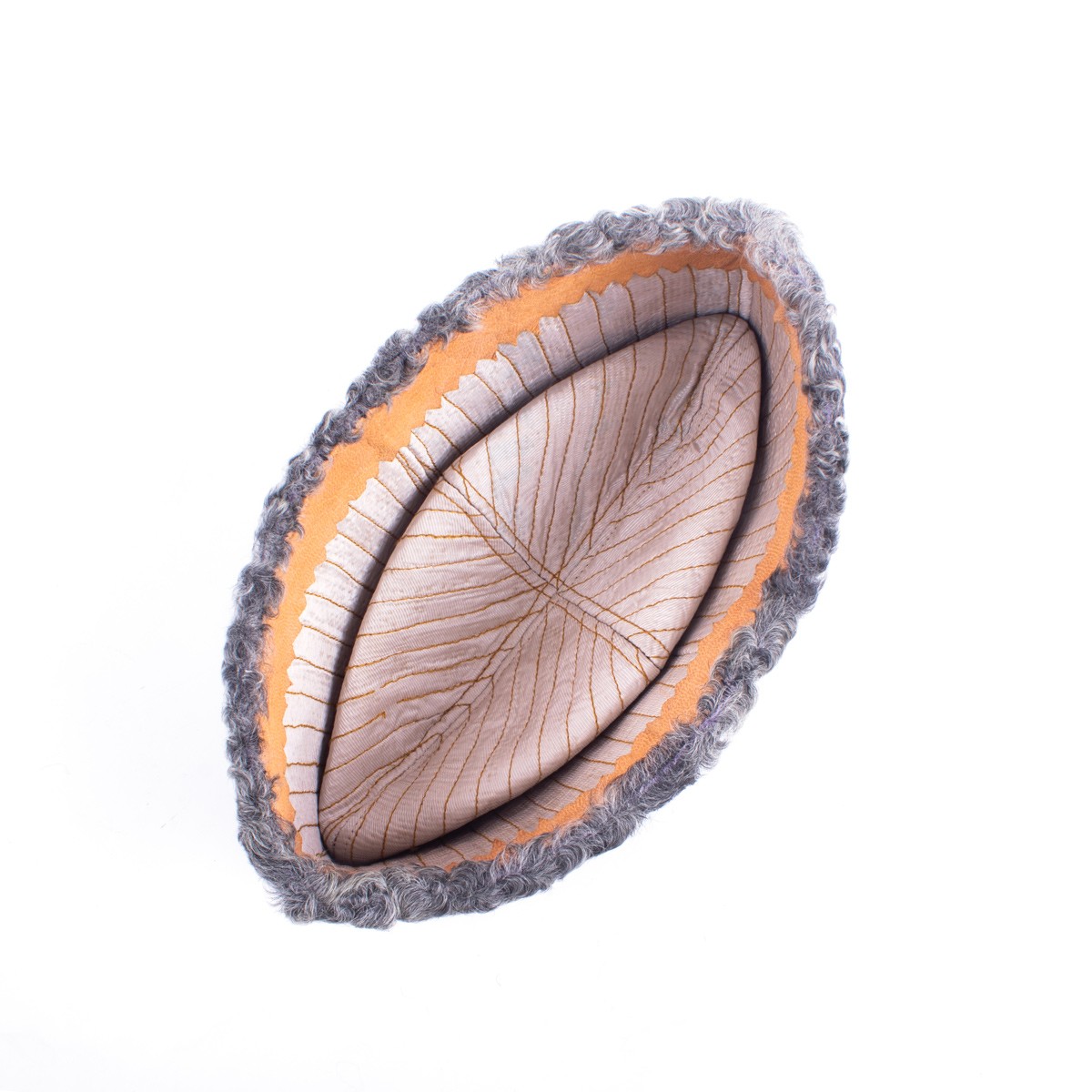Gray Nuristani Karaku Pakol | Handmade Woolen Winter hat 4