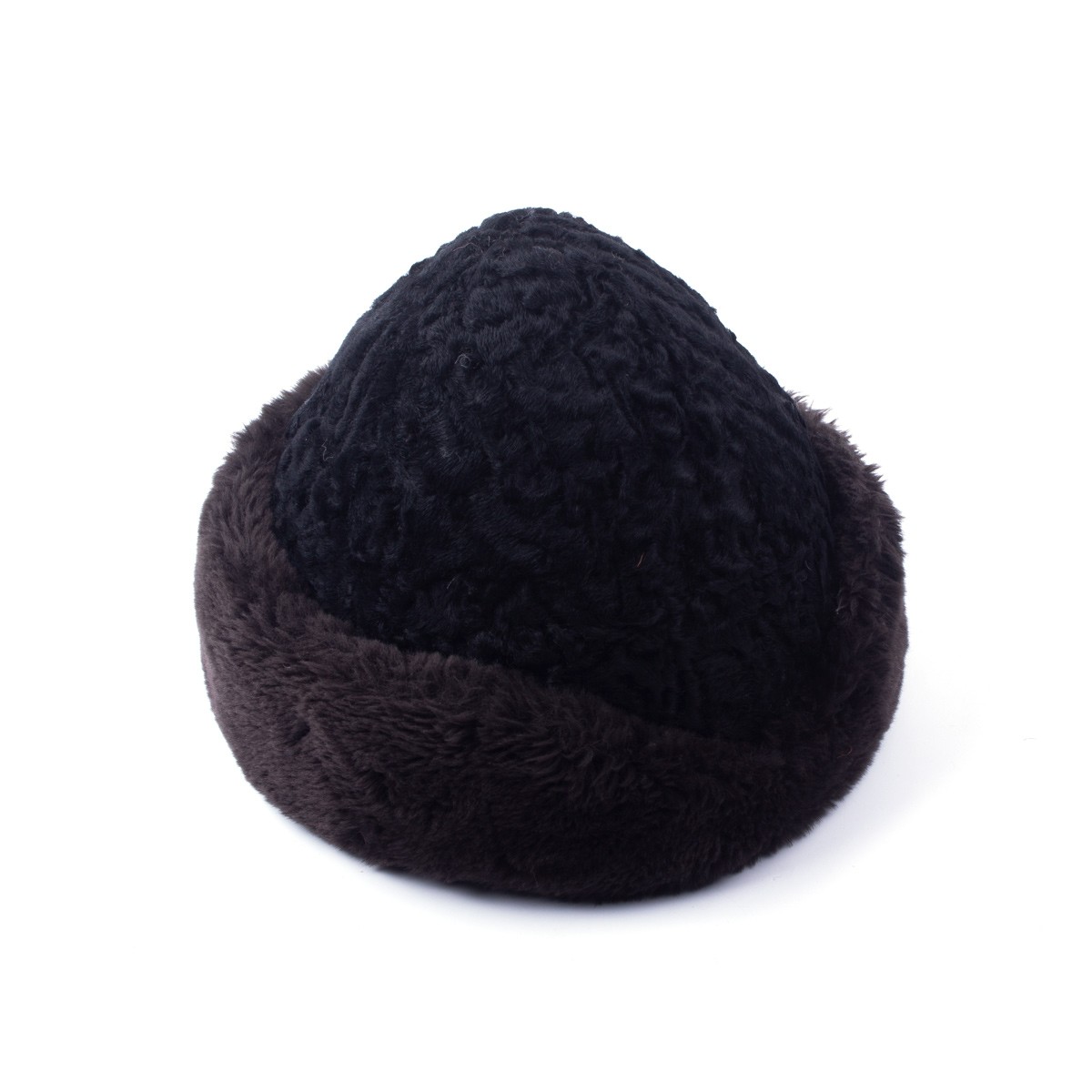 Black Classic Nuristani Tribal Pakol | Handmade Woolen Winter Hat 1