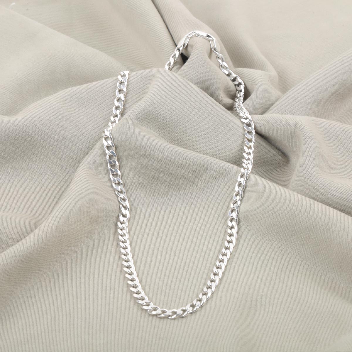 Silver Men's Chain | Sterling Silver Light Chain 3