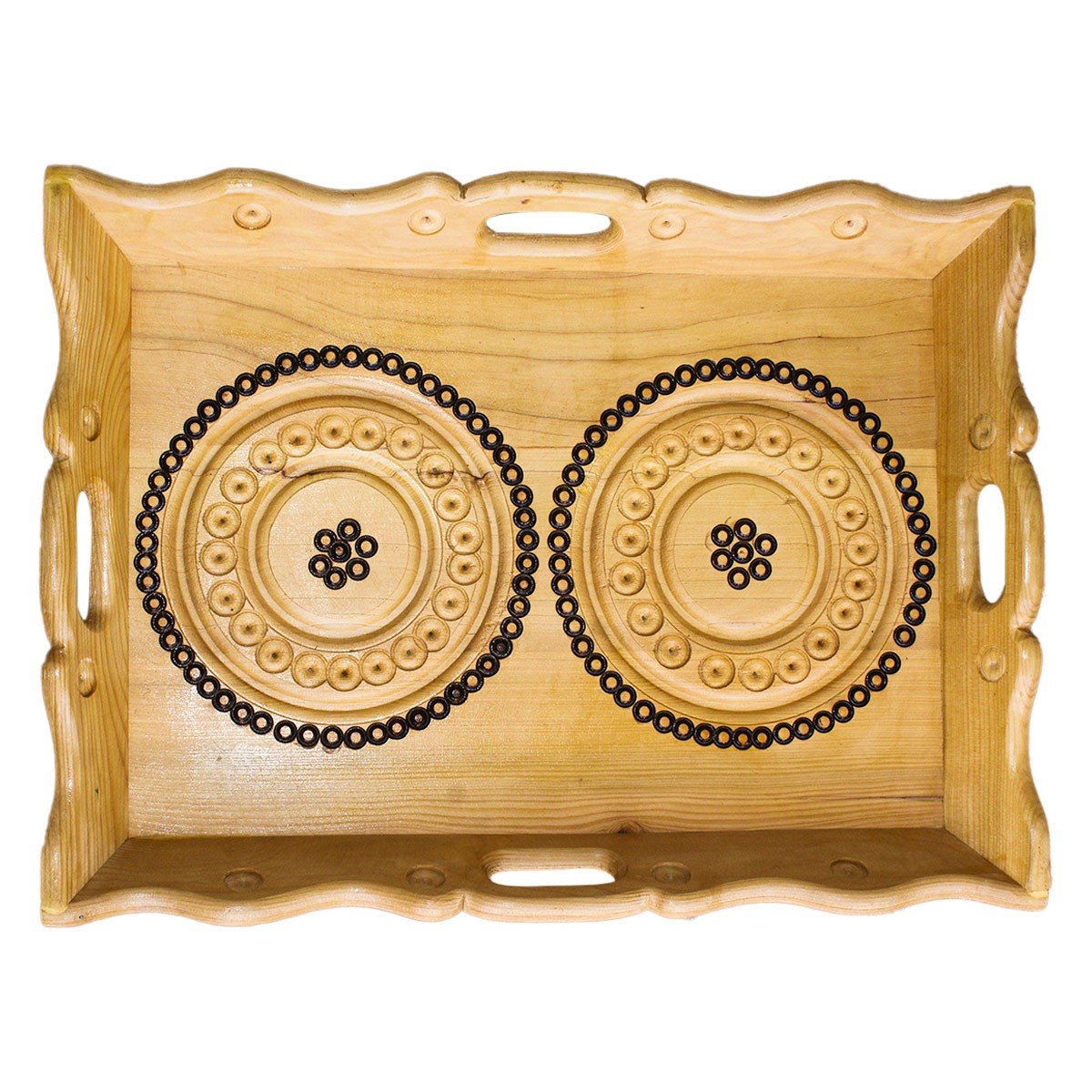 Kunar Wooden Tray | Handcrafted Rectangular Tray 1
