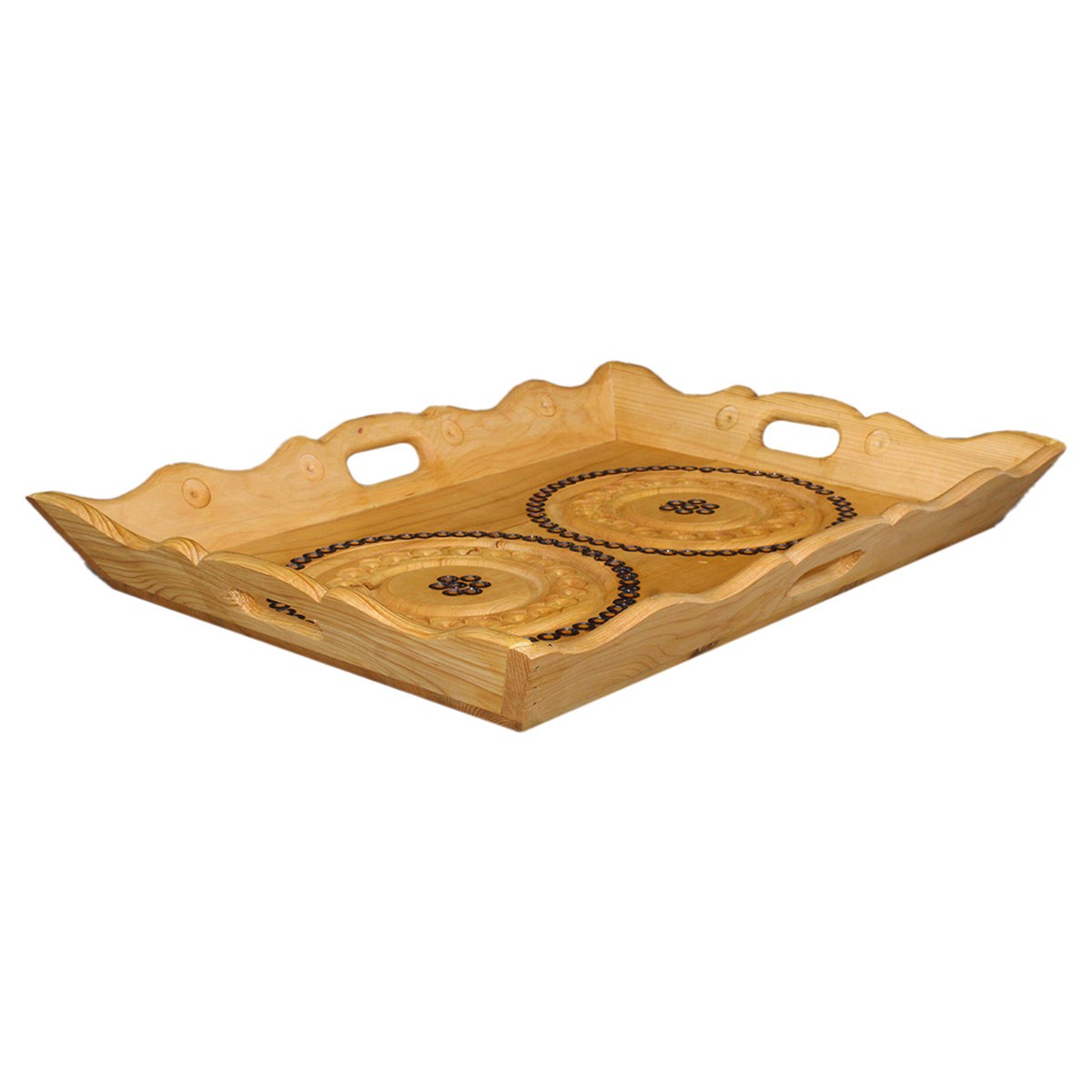 Kunar Wooden Tray | Handcrafted Rectangular Tray 3