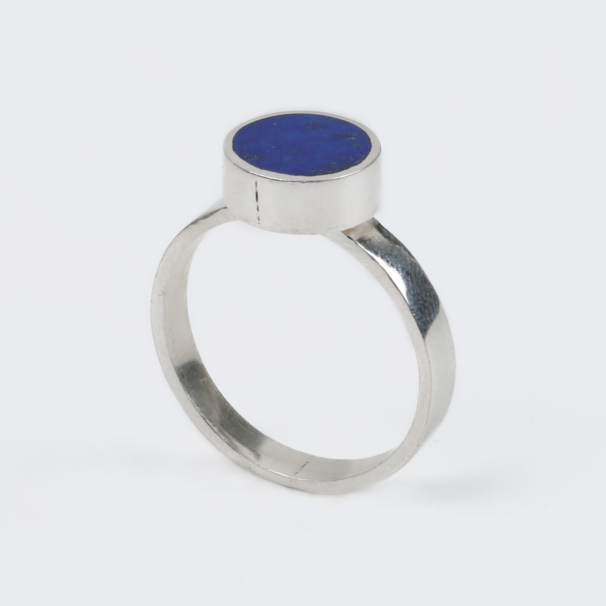 Lapis Riviere Necklace, Ring, Earrings | Silver Jewelry Set 4