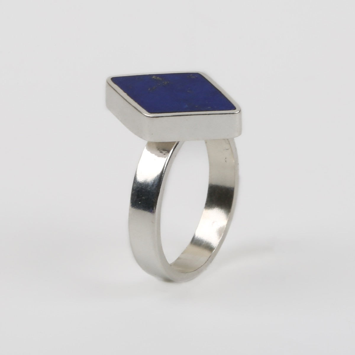 Lapis Hook Earrings, Ring, Bracelet | Silver Jewelry Set 5
