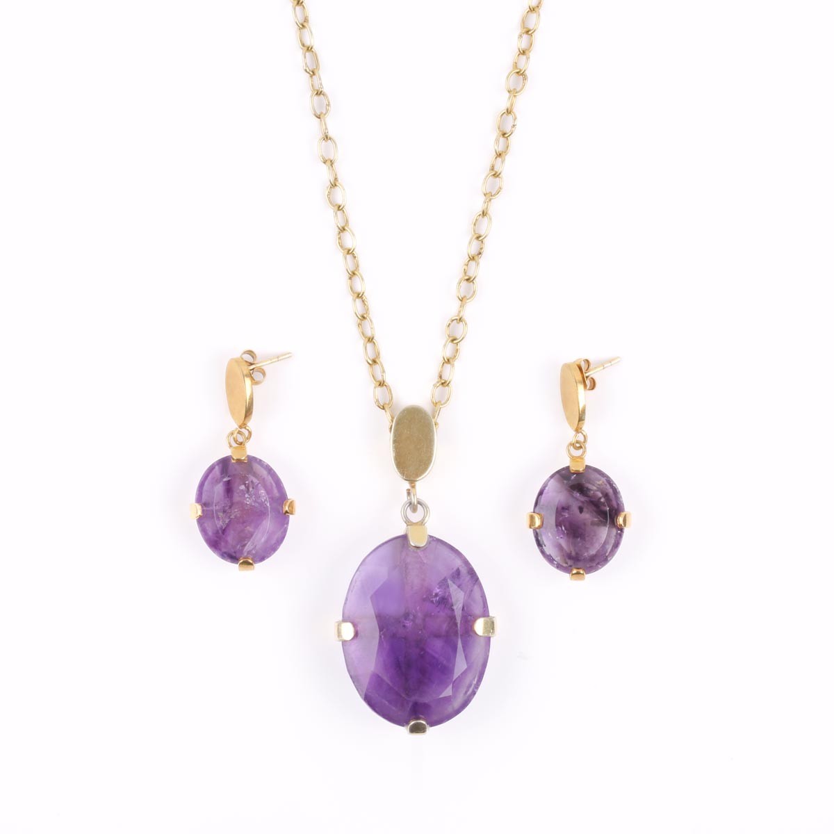 Amethyst Earring and Pendent | 1