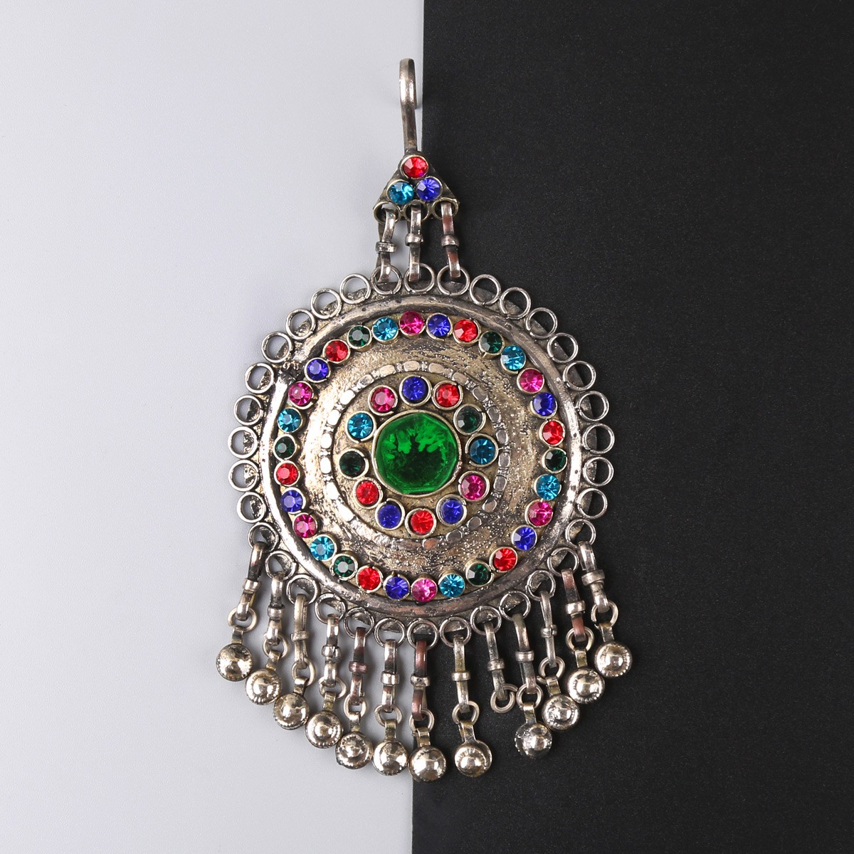Multi-Stone Afghani Headpiece Jewelry | Bezel Tribal Mathapati Jewelry 1