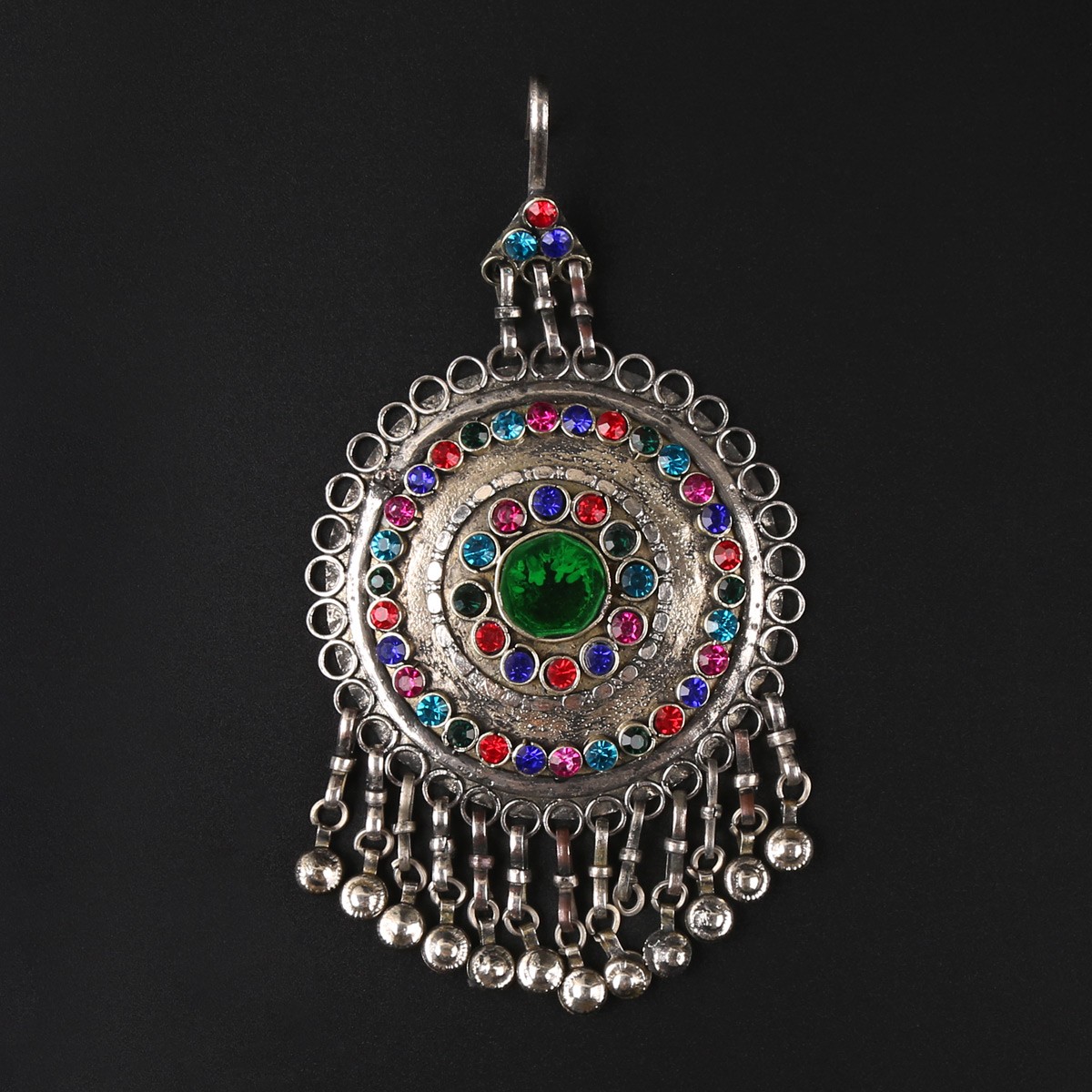 Multi-Stone Afghani Headpiece Jewelry | Bezel Tribal Mathapati Jewelry 2