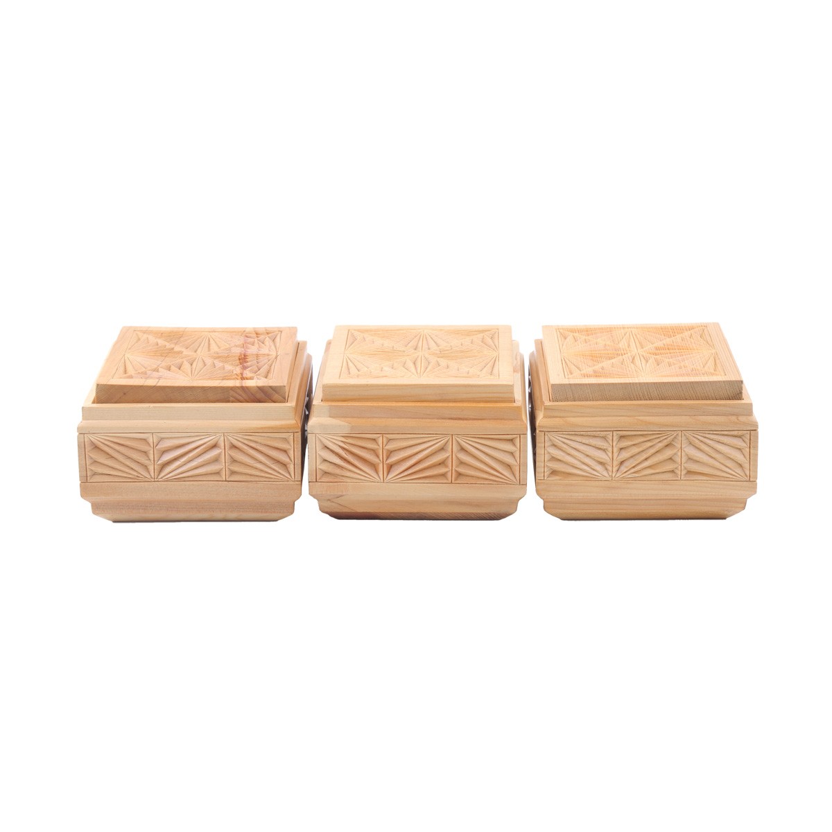 Wooden Kitchen Set | Carved Mini Dining Boxes 1