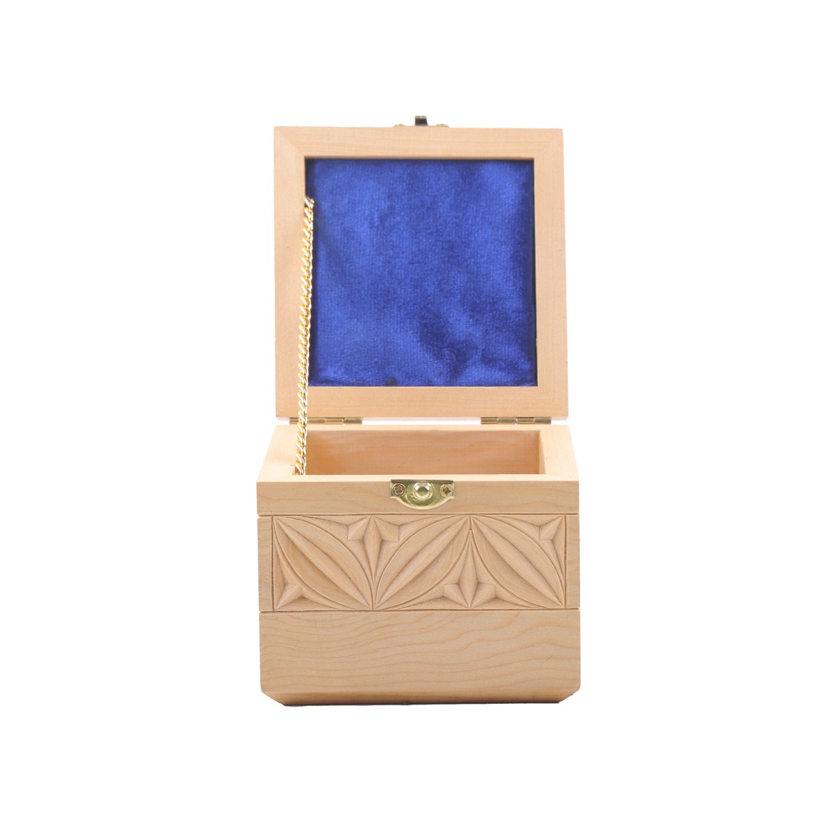 Archa Wooden Watch Box | Square Carved Mini Gift Box 2