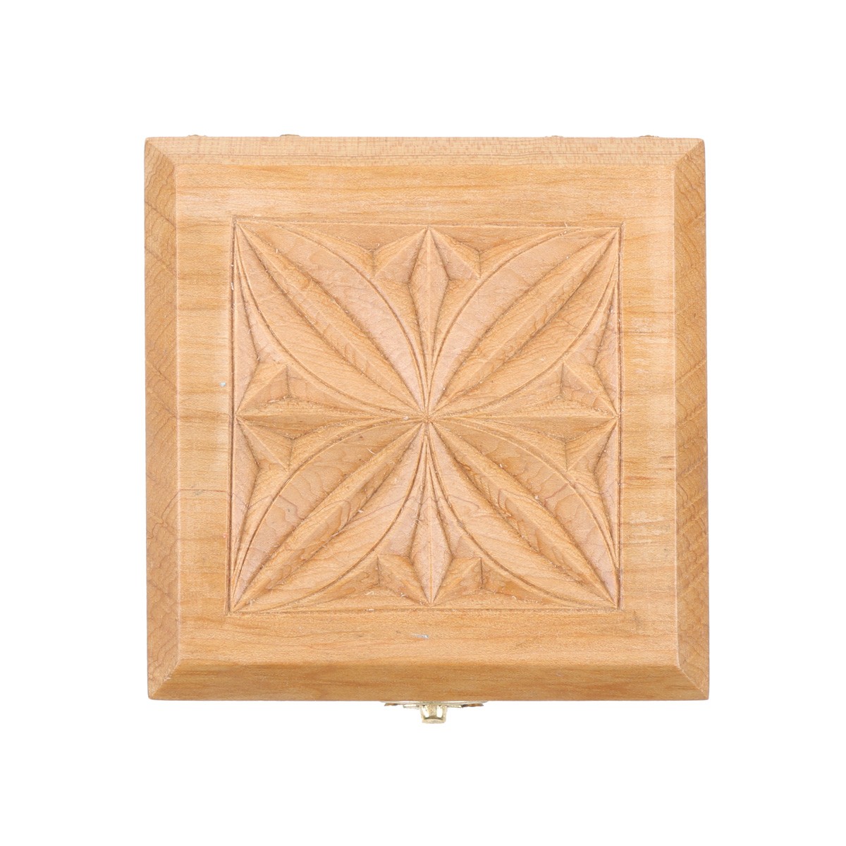 Archa Wooden Watch Box | Square Carved Mini Gift Box 3