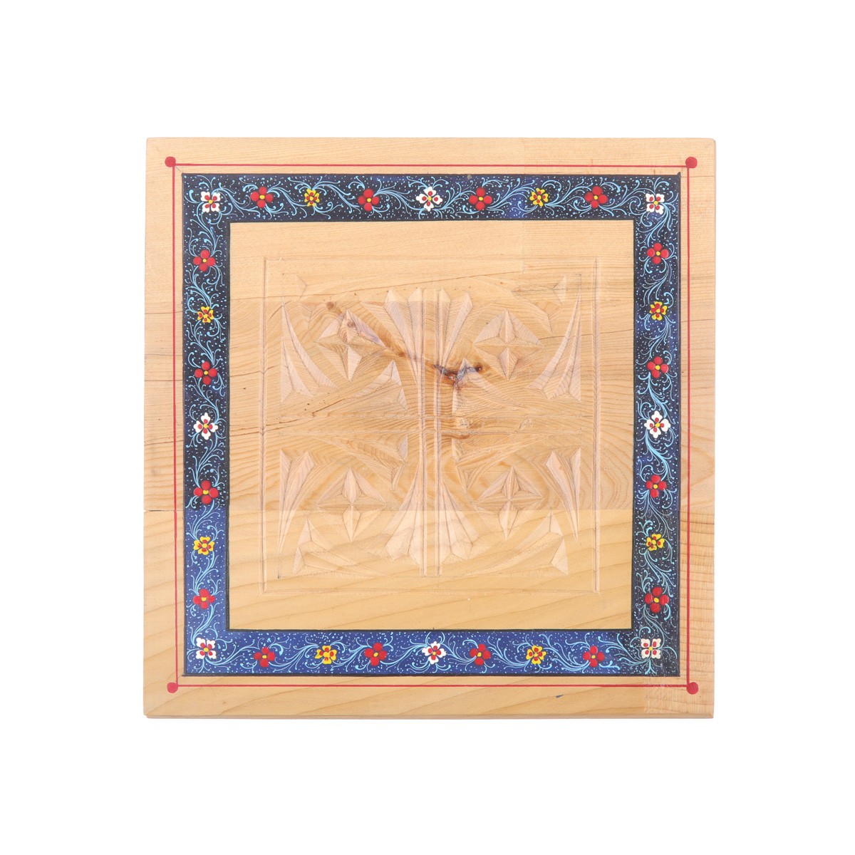 Archa Wooden Jewelry box | Square Crafted Hand-Painted Gift Box 4