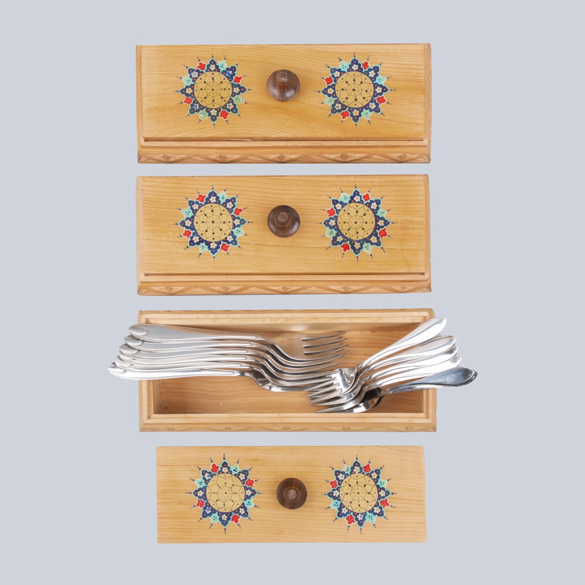 spoon box set wooden set Without Spoon 1