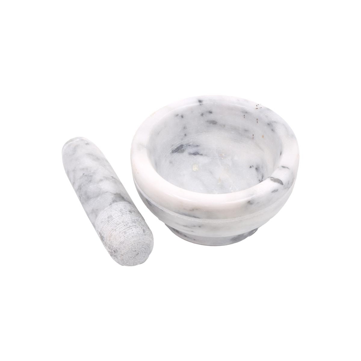 Large Marble Mortar & Pestle Set | Handmade Mortar & Pestle   2