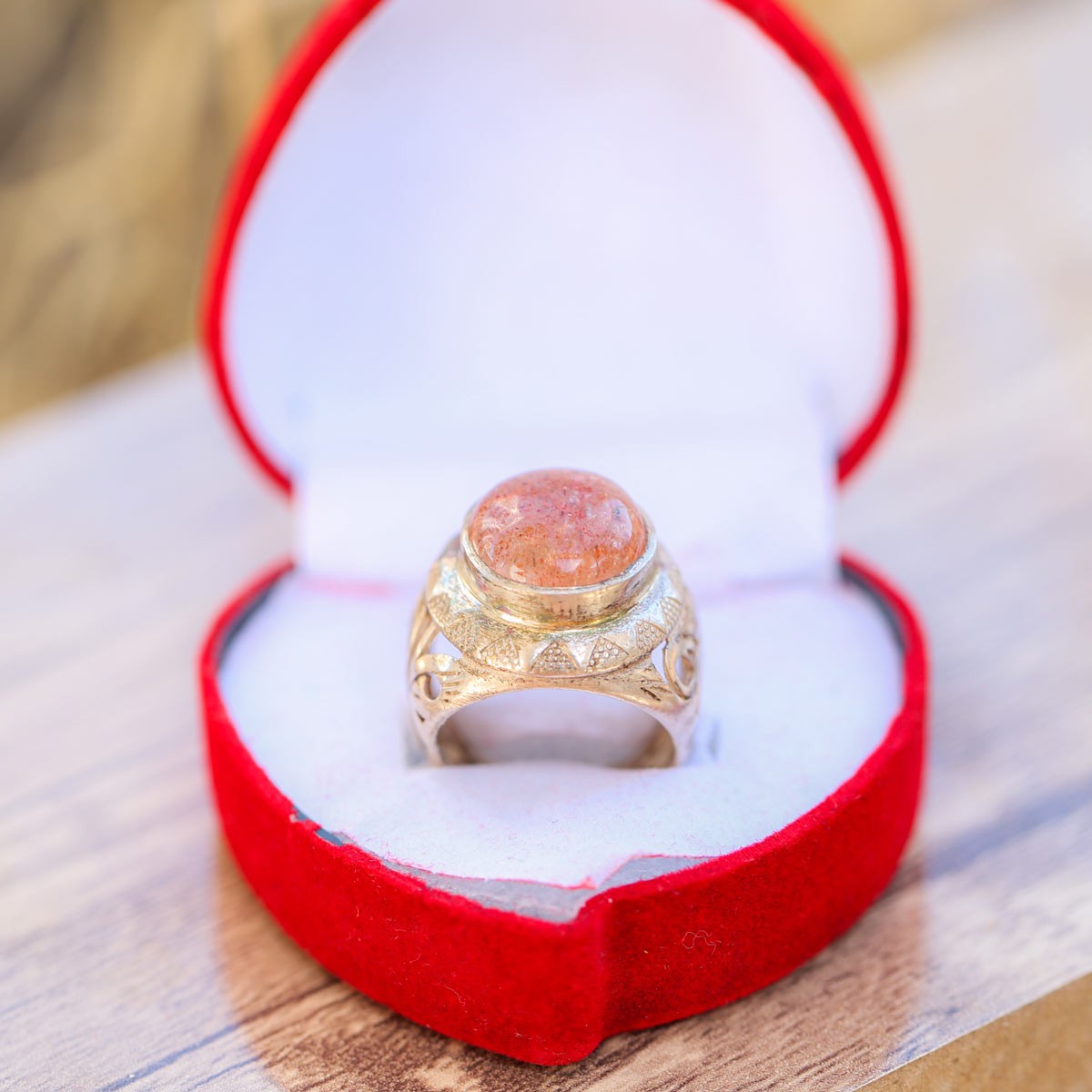 Silver Men's Ring | Golden Round Ring  2