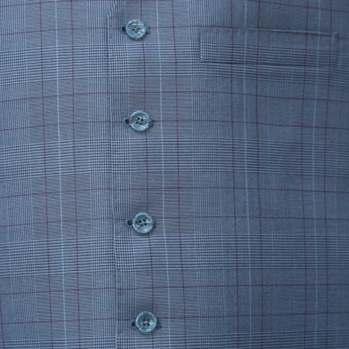 Silver Handmade Vest | Casual Wear Striped Waistcoat 3