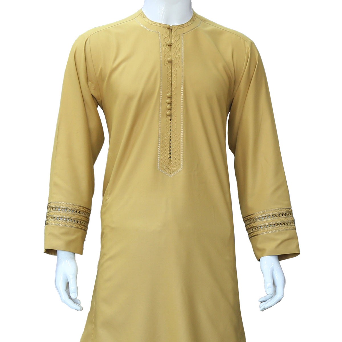 Fawn Yellow Men's Outfit | Fancy Men's Attire 2